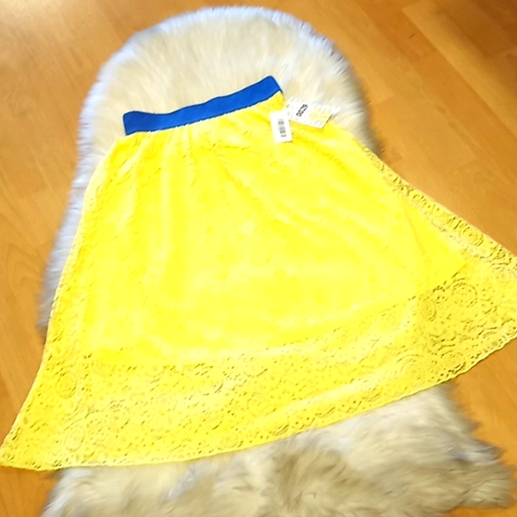 LulaRoe Lola Lace A line Midi Skirt-#0029 - Picture 1 of 8